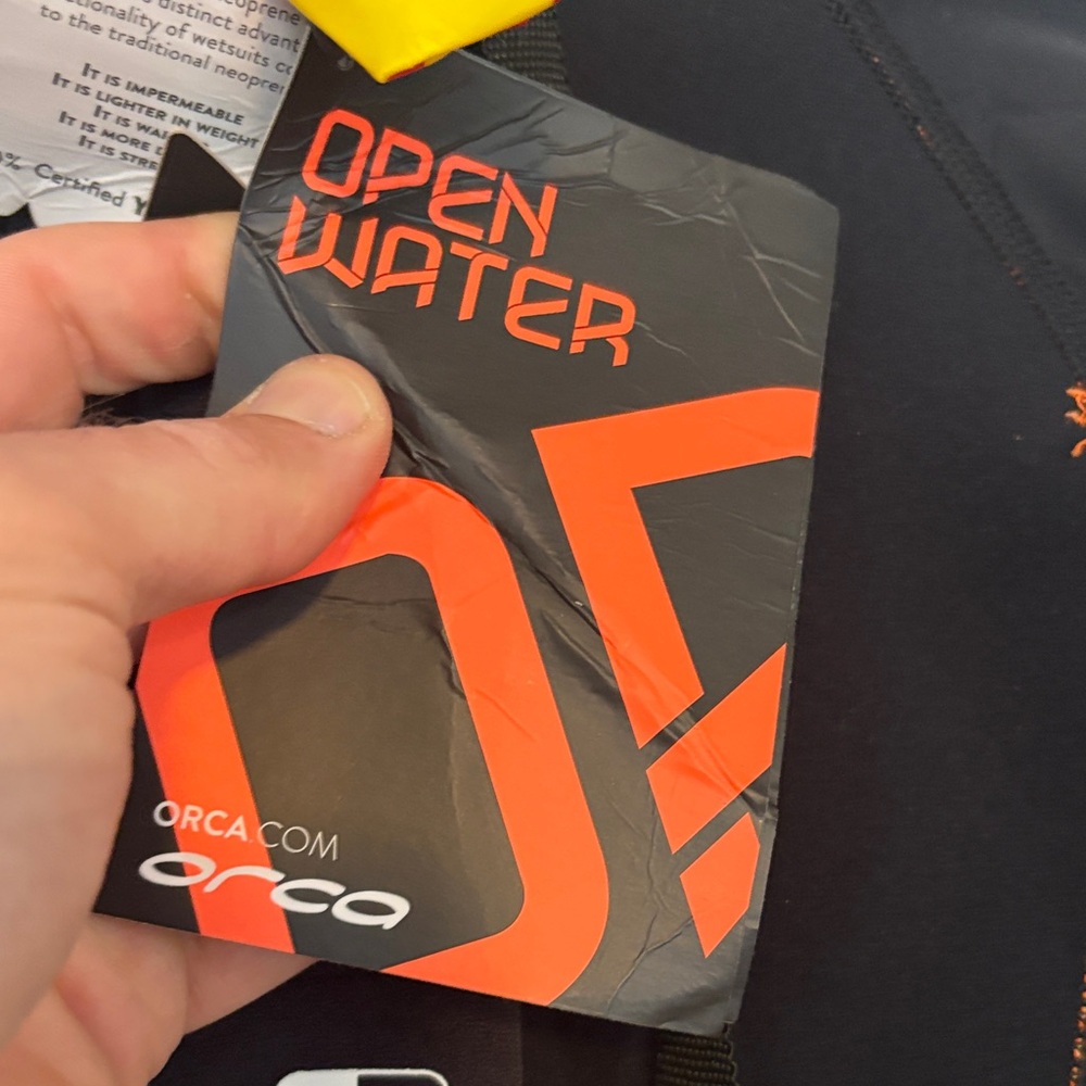 Orca Black and‎ Orange Full-Body Wetsuit - Picture 2 of 7